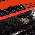 ACORDEON BOTONES SOL ROJO MATE 5 REGS FARINELLI PREMIUM 3412R5HG
