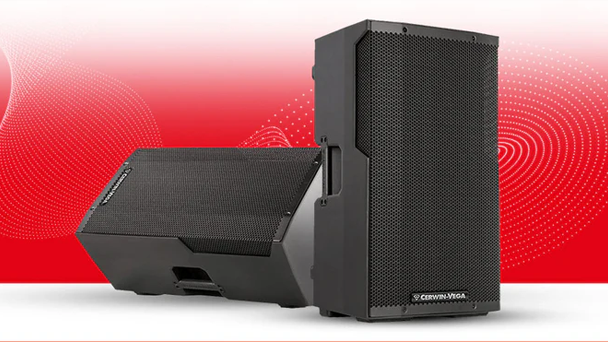CERWIN VEGA CVE-12-NA Altavoz profesional activo con conectividad BLUETOOTH, unidad de 12"