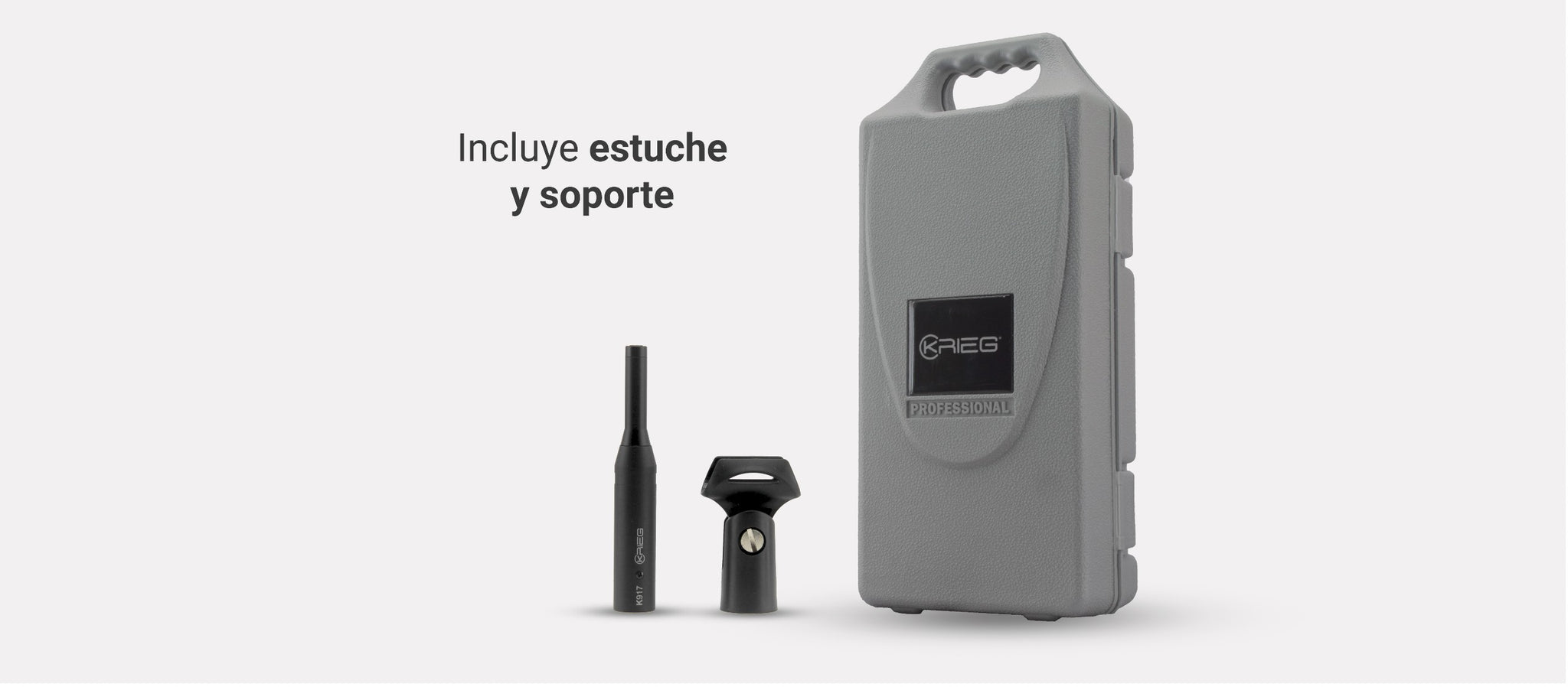 Micrófono de condensador para Aplicaciones de medición y registro K917