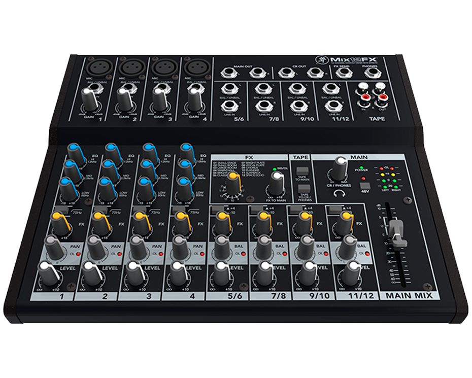 MEZCLADORA 12 CANALES MIX12FX – Tropical Intruments