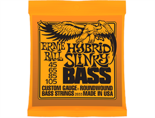 ENCORDADURA ERNIE BALL ''HYBRID SLINKY'' PARA BAJO ELECTRICO, 45-105 2833