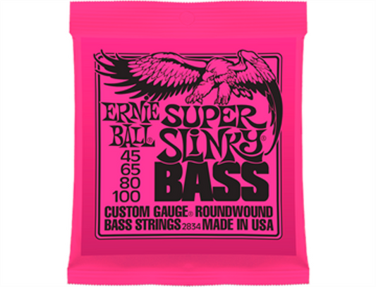 ENCORDADURA ERNIE BALL ''SUPER SLINKY'' PARA BAJO ELECTRICO, 45-100 2834