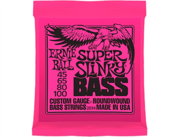 ENCORDADURA ERNIE BALL ''SUPER SLINKY'' PARA BAJO ELECTRICO, 45-100 2834