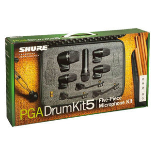 SHURE PGADRUMKIT5 Kit de 5 microfonos para Batería