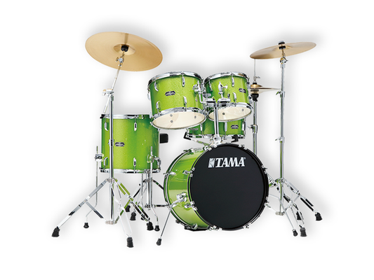 BATERIA TAMA ''STAGESTAR'' DE 5 PZAS. VERDE BRILLANTE ST52H6C-LGS