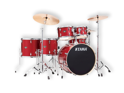 BATERIA TAMA ''IMPERIALSTAR'' DE 6 PZAS. ROJO QUEMADO METALICO IP62H6W-BRM