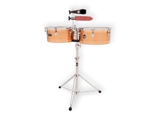 TIMBALES LP PRESTIGE - GIOVANNI HIDALGO 13 & 14, CROMADOS CON ATRIL LP1314-GIO