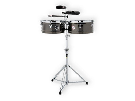 TIMBALES LP PRESTIGE - KARL PERAZZO 14 & 15, CROMADOS CON ATRIL LP1415-KP