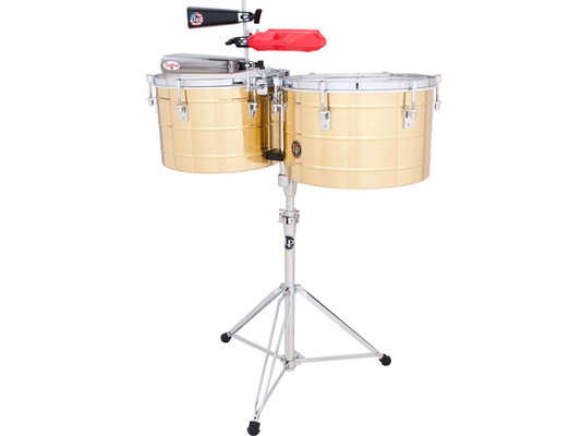 TIMBALES LP 15'' & 16'', LATON CON ATRIL LP258-B