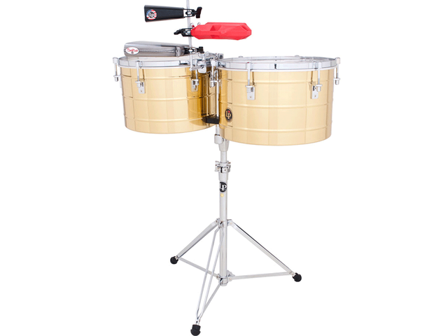 TIMBALES LP 15'' & 16'', LATON CON ATRIL LP258-B