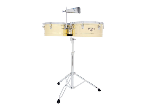 TIMBALES MATADOR 14''/15'' LATON CON ATRIL PARA CENCERRO M257B