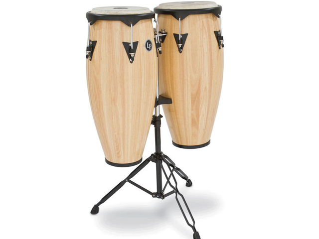 CONGAS LP CITY 11'' & 12'', MADERA NATURAL CON ATRIL LP647NY-AW