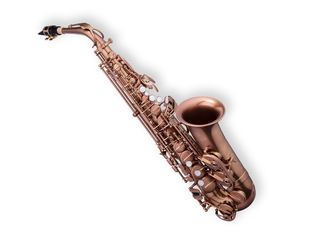 SAXOFON ALTO MI BEMOL JUPITER ROJO BRUÑIDO CON ESTUCHE JAS1100BAQ