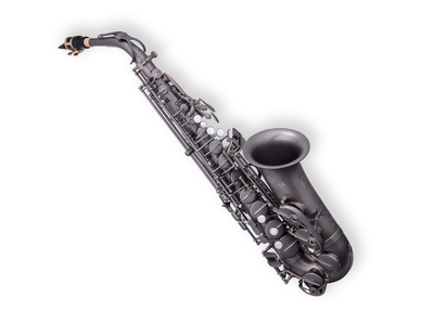 SAXOFON ALTO MI BEMOL JUPITER GRIS ACERO CON ESTUCHE JAS1100TSQ