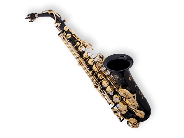 SAXOFON ALTO MI BEMOL JUPITER NEGRO/DORADO CON ESTUCHE JAS1100GOQ