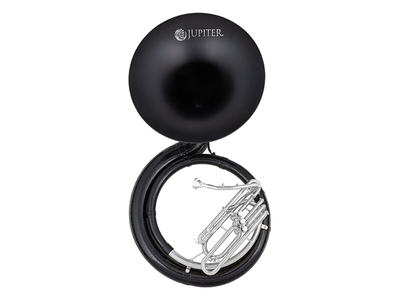 SOUSAFON SI BEMOL JUPITER FIBRA DE VIDRIO, NEGRO/PLATEADO CON ESTUCHE JSP1000BSK