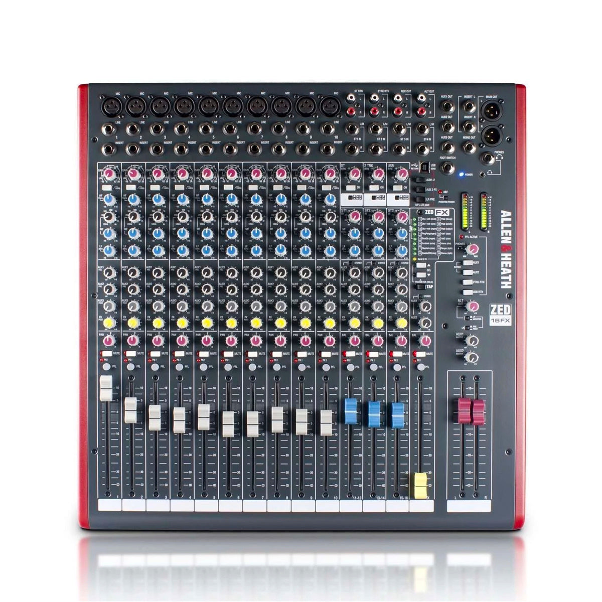 ALLEN & HEATH ZED-16FX mezclador de 10 canales USB multiefectos