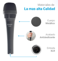 Microfono Dinamico Profesional Krieg de Voz K3250