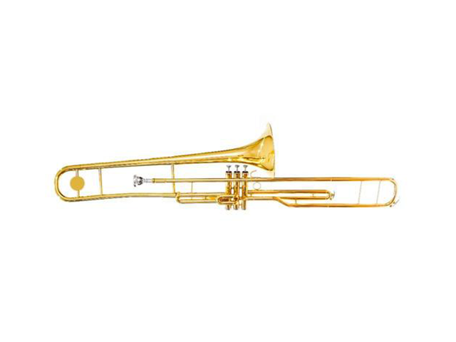 TROMBON DE EMBOLOS SI BEMOL BLESSING LAQUEADO CON ESTUCHE 6420-V1