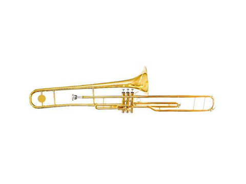 TROMBON DE EMBOLOS SI BEMOL BLESSING LAQUEADO CON ESTUCHE 6420-V1