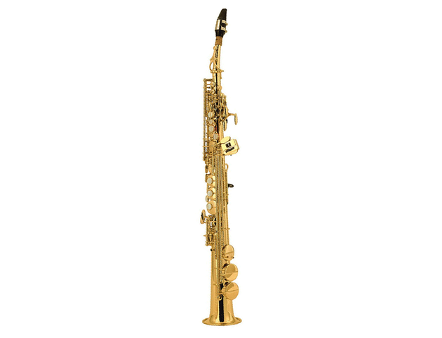 SAXOFON SOPRANO SI BEMOL BLESSING LAQUEADO CON ESTUCHE 6433L