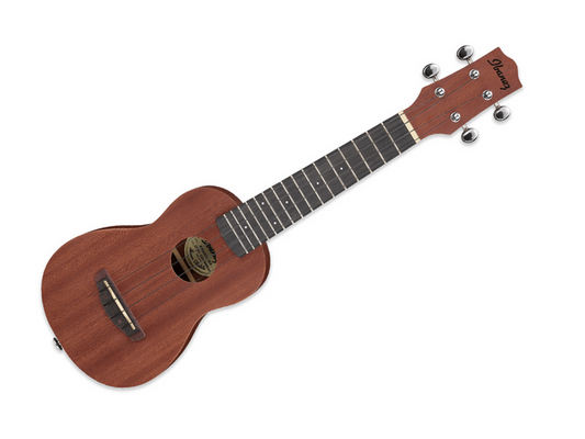 UKULELE IBANEZ, CAOBA CON FUNDA UKS100-OPN