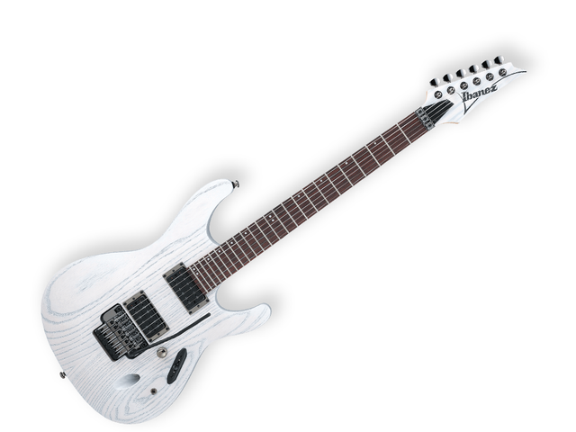 GUITARRA ELECTRICA IBANEZ ''PAUL WAGGONER'' ENTINTADO BLANCO PWM20