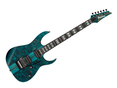 GUITARRA ELECTRICA IBANEZ ''RGT PREMIUM'' ENTINTADO AZUL MATE CON FUNDA RGT1220PBK-COL