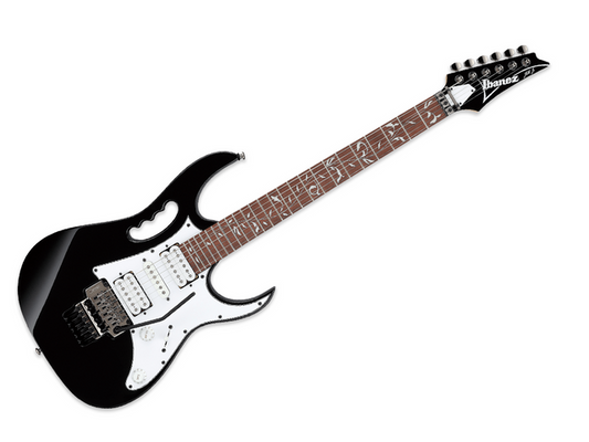 GUITARRA ELECTRICA IBANEZ ''STEVE VAI'' NEGRA JEMJR-BK