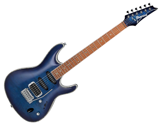 GUITARRA ELECTRICA IBANEZ ''SA'' AZUL SOMBREADO NEGRO SA360NQM-SPB