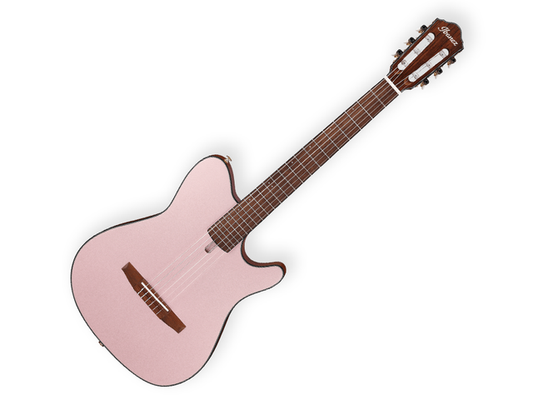 GUITARRA ELECTROACUSTICA IBANEZ CAFÉ ORO ROSADO METALICO MATE FRH10N-RG