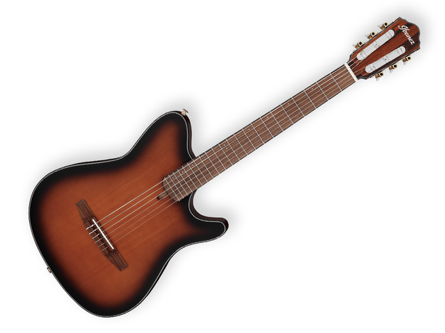 GUITARRA ELECTROACUSTICA IBANEZ CAFÉ SOMBREADO NEGRO MATE FRH10N-BSF