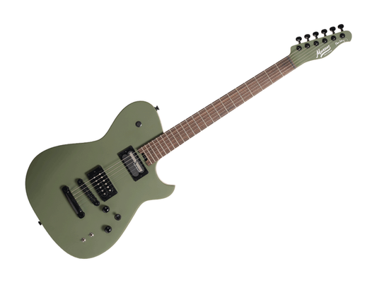 GUITARRA ELECTRICA CORT ''META'' VERDE OLIVO MATE MBM-2H-B-SUS SOG