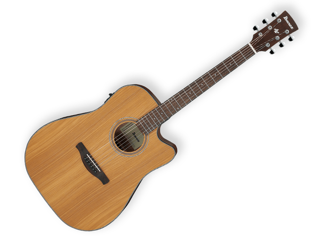 GUITARRA ELECTROACUSTICA IBANEZ ''ARTWOOD'' CEDRO MATE AW65ECE-LG