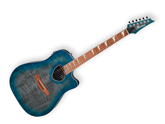 GUITARRA ELECTROACUSTICA IBANEZ ''ALTSTAR'' GRIS TRANSPARENTE/SOMBREADO AZUL ALT30FM-BDB