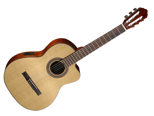 GUITARRA ELECTROACUSTICA CORT NATURAL MATE AC120CE OP