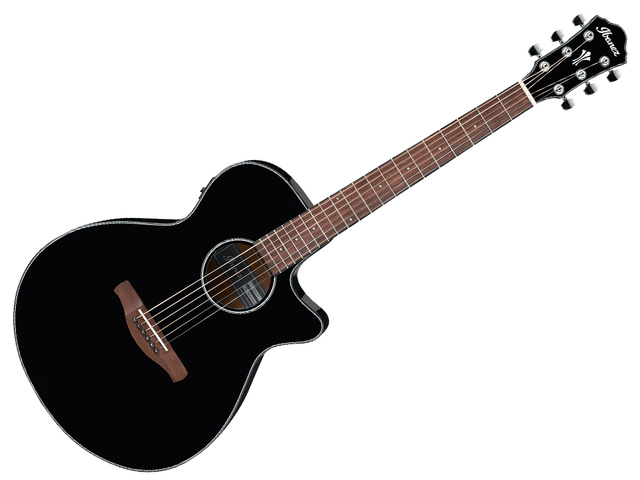 GUITARRA ELECTROACUSTICA IBANEZ NEGRA AEG50-BK