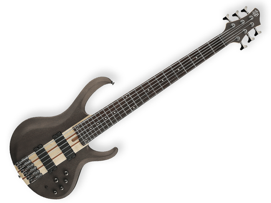 BAJO ELECTRICO IBANEZ ''BTB'' DE 6 CUERDAS GRIS TRANSPARENTE MATE BTB606-TGF
