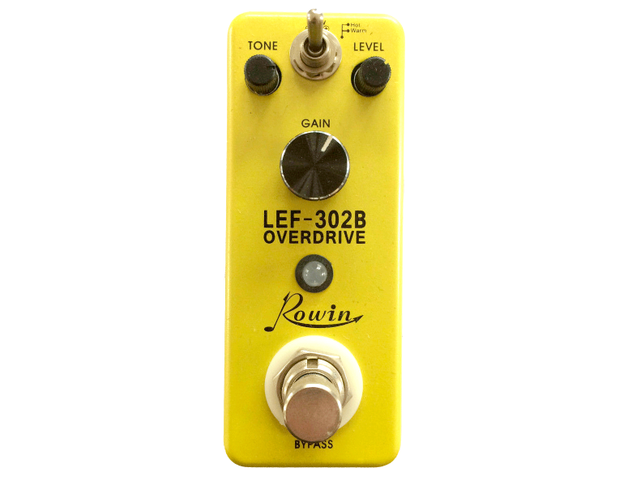 PEDAL DE EFECTO ROWIN, OVERDRIVE-B LEF-302B