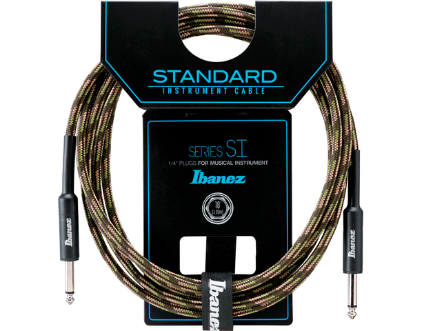CABLE IBANEZ 6.10 MTS. NEGRO/VERDE (RECTO/RECTO) SI20-CGR