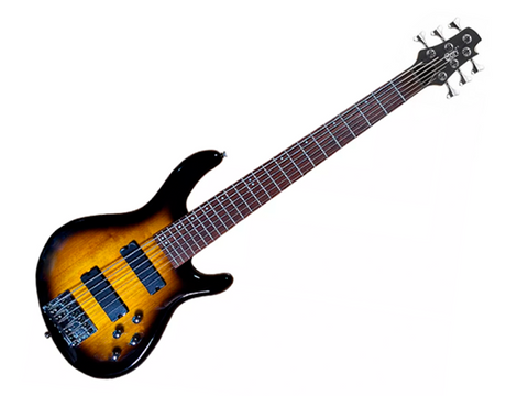 BAJO ELECTRICO CORT ''ACTION V PLUS'' DE 6 CUERDAS SOMBREADO ACTIONBASSVIPLUS 3TS