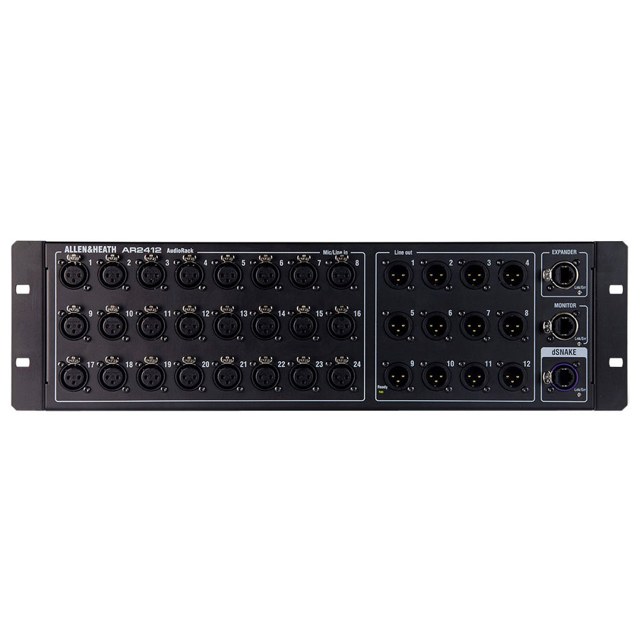 ALLEN & HEATH AR 2412 AudioRack de 48kHz, 24 entradas XLR, 12 salidas XLR AR 2412