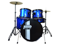 BATERIA POWER BEAT DE 5 PZAS., VINO CON ATRILES, ASIENTO Y PLATILLOS JBP1601A-WR