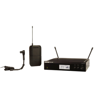 SHURE BLX14R/B98-J11 Sistema inlambrico con microfono para instrumento, receptor para rack BLX14R/B98-J11