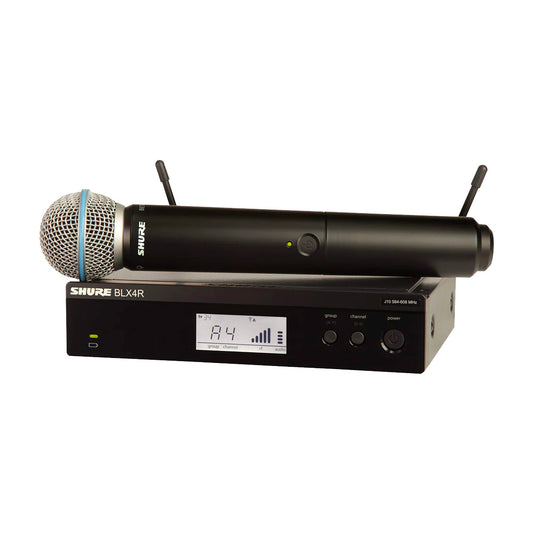 SHURE BLX24R/B58-J11 Sistema inalambrico con microfono de mano para voz, receptor para rack BLX24R/B58-J11