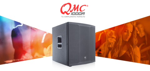 Subwoofer QMC con altavoz de 18”, activo con DSP  QMC-1000