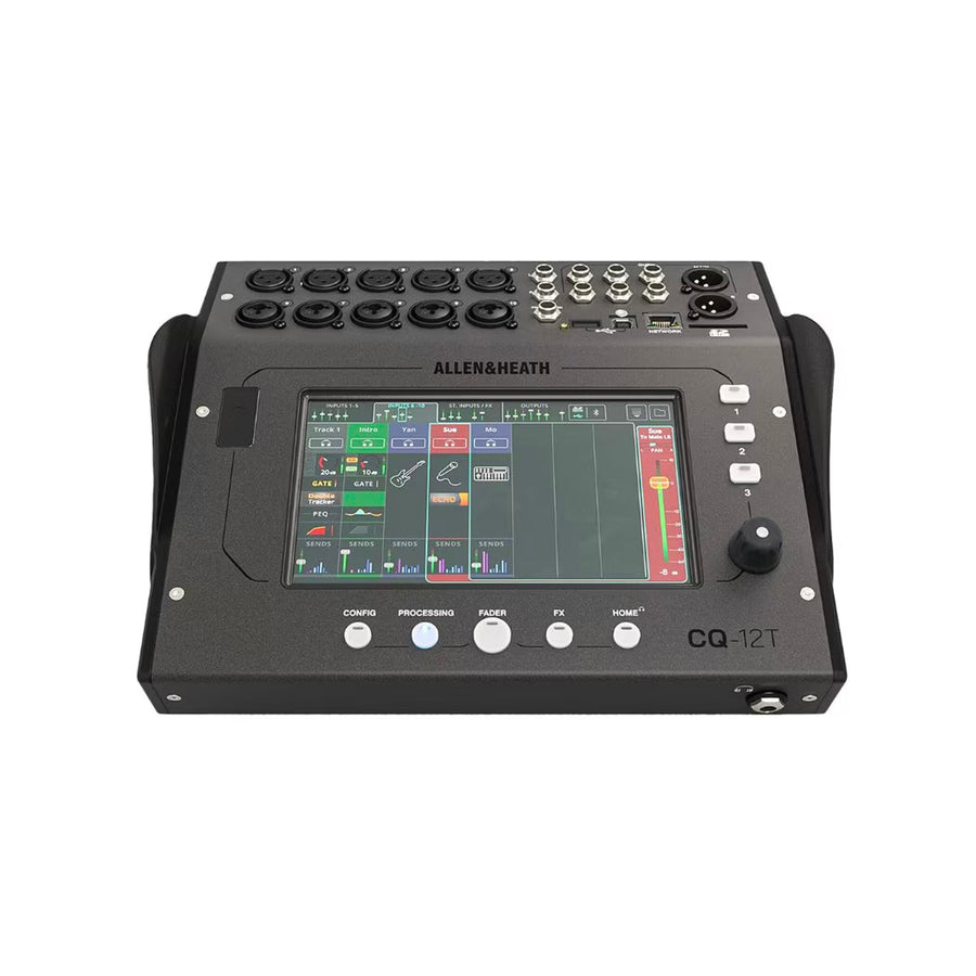 ALLEN & HEATH CQ-12T Mezclador digital ultracompacto de 12 entradas y 8 salidas