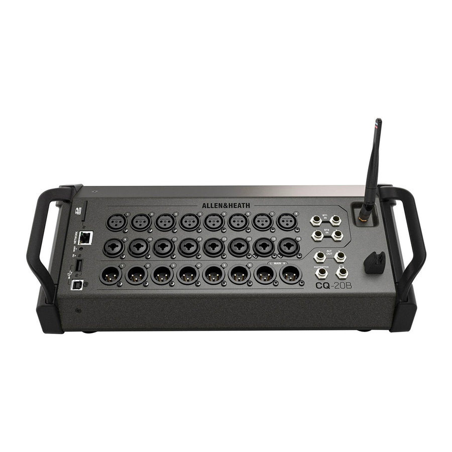 ALLEN & HEATH CQ-20B Mezclador digital ultracompacto de 20 entradas y 8 salidas con Wi-Fi CQ-20B