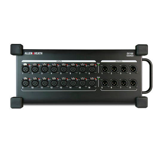 ALLEN & HEATH DX168 Expansor DX portatil de 96 kHz con 16 entradas XLR / 8 salidas XLR DX168
