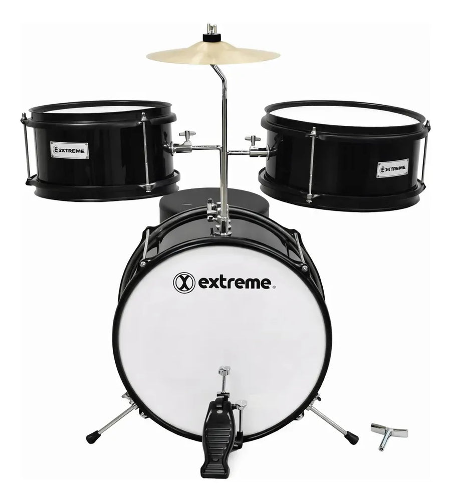 BATERIA KINDER NEGRA 3 PIEZAS EXTREME EXBT068